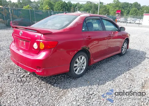 2009 Toyota Corolla S from USA, damaged, VIN 2T1BU40E39C046683